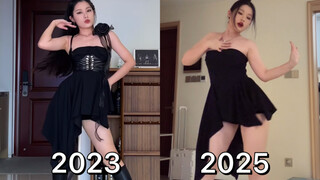 3年胖20斤，居然还能穿同一条裙子？！Angel柠檬叉编舞