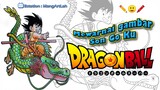Mewarnai gambar Son Goku dari cerita Dragon Ball