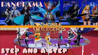 【Mobile Legends】Step and a step//Panorama • NiziU//IZ*ONE