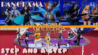 【Mobile Legends】Step and a step//Panorama • NiziU//IZ*ONE