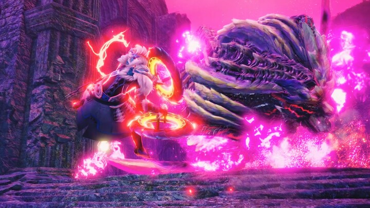 慢动作下的双刀竟如此灵动迅捷【怪物猎人曙光】