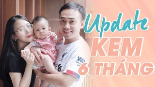 Vi vu Hồ Tây, ngồi cafe “sáng sớm” mừng bé Kem tròn 6 tháng🥳 | Update 6 months