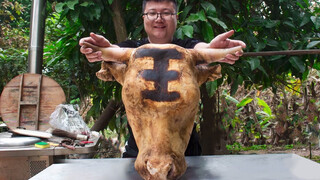 A Mễ mua đầu bò nặng 35kg làm món “ Đầu Bò Hầm Ớt” thơm ngon đậm đà
