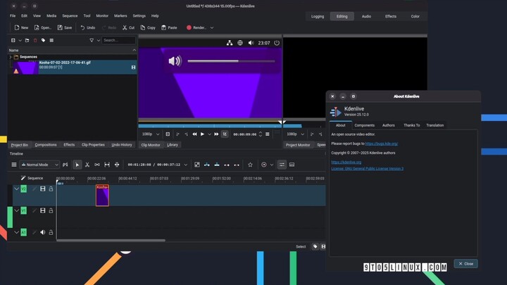 Kdenlive 25.12 Video Editor Adds New Docking System, Welcome Screen, and More