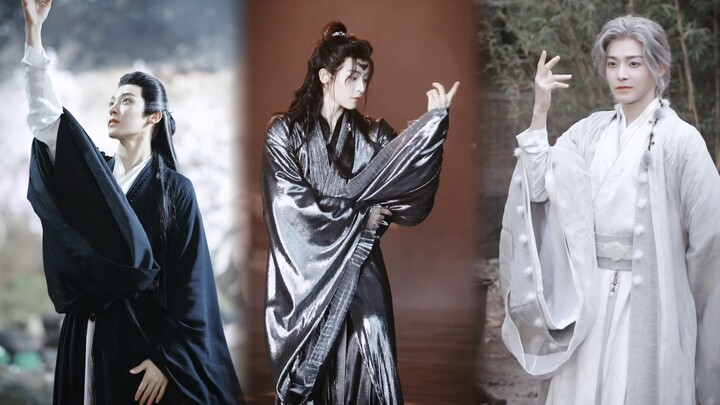 【Hou Minghao Studio】Here's a little compilation of behind-the-scenes dance footage from the set—July