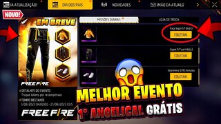 URGENTE!! PRIMEIRA ANGELICAL PARA TODOS? CUBO MÁGICO, CODIGUIN INFINITO E PUNHO GRÁTIS - FREE FIRE