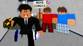 I Tried Out For A BOYS ONLY TEAM, Using A VOICE CHANGER..(Murder Mystery 2)