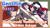 [Genshin  MMD]   Kunikuzushi & Raiden Shogun dream linkage