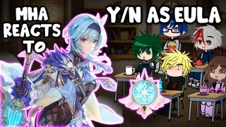 MHA/BNHA Reacts to Y/N as Eula (Genshin Impact) || Gacha Club || Part 2