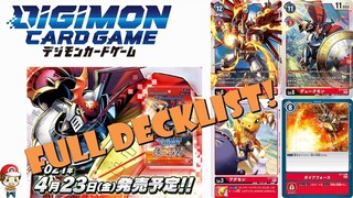 FULL Gallantmon Starter Decklist Revealed - Every Card! (Digimon TCG News)