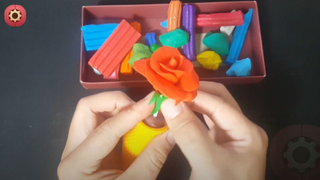 Create a rose pattern ( Nặn bông hoa hồng )