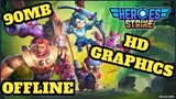 HEROES STRIKE || OFFLINE UNLIMITED COIN AND GEMS || TAGALOG TUTORIAL