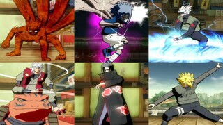 All Jutsus - Naruto Shippuden Ultimate Ninja 5 (60FPS)