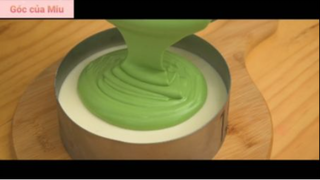 Thư giãn cùng món Nhật : Matcha cheesecake 5 #videonauan