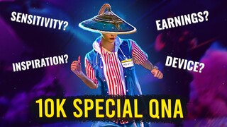 10K Special Q & A | Pubg Mobile / BGMI girl gamer
