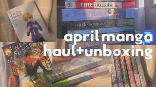 april manga haul + unboxing // philippines // evergarden.a