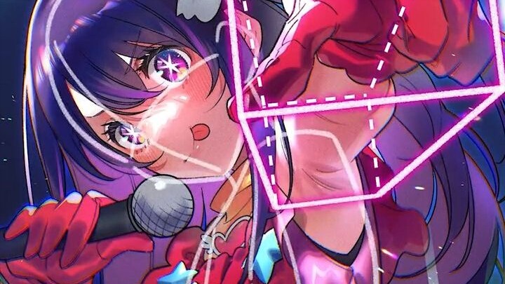 【kawaiisensei】Teaches You How to Draw Hoshino Ai Using Perspective | After All, I’m a Genius Idol-sa