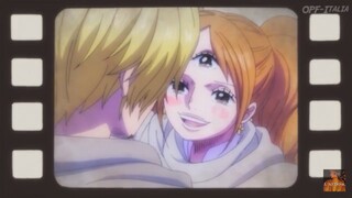 Bacio tra Sanji e Pudding sub Ita