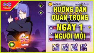 Huyền Thoại Nhẫn Giả - Hướng Dẫn Chơi NGÀY 1 Cho Người Mới Giúp ACC Mạnh Nhất Vật Phẩm Tối Ưu Nhất