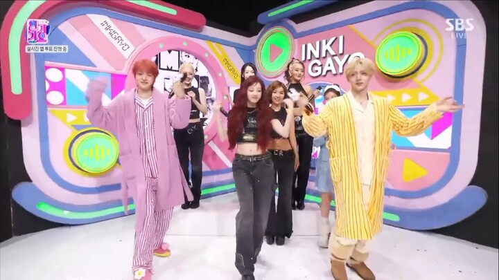 【0201 Inkigayo】สองหัวหน้าทีมฟินสุดขีด! ซ่งอวี่ฉี × อีซังวอน “MONO” cha