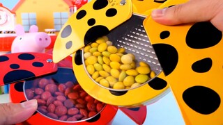 Mesin Penjual Permen Kacang Pelangi Peppa Pig