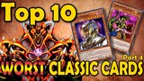 Top 10 Worst Classic Cards in Yugioh [Part 4: Pharaonic Guardian and Magician's Force]