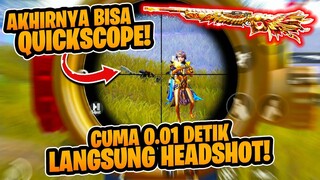 AKHIRNYA BISA QUICKSCOPE PAKE AWM! MUSUH LANGSUNG MAT1 ! - PUBG MOBILE