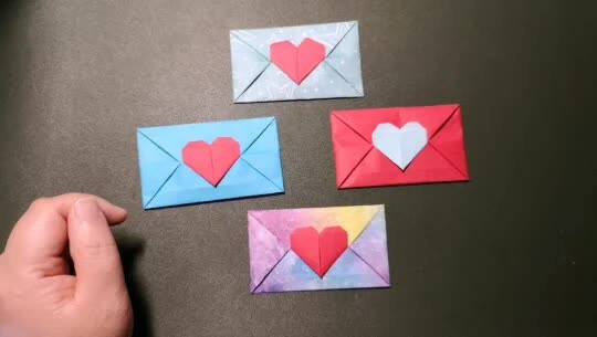 Origami - Heart Envelope Making