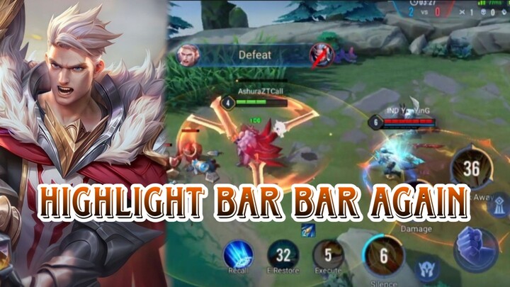 HIGHLIGHT BAR BAR AGAIN