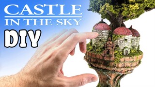 CASTLE IN THE SKY Diorama made from TRASH // Studio Ghibli Crafts