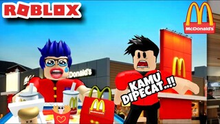 3 KARYAWAN MC DONALDS KABUR DARI MANAGER JAHAT - ROBLOX ESCAPE THE MC DONALDS INDONESIA