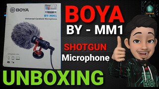 BOYA  BY - MM1 | SHOTGUN MICROPHONE | UNBOXING AND REVIEW