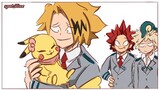 Kaminari and Pikachu [My Hero Academia Comics]