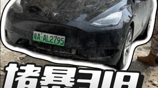 Out of control! Tesla causes massive traffic jam on 318