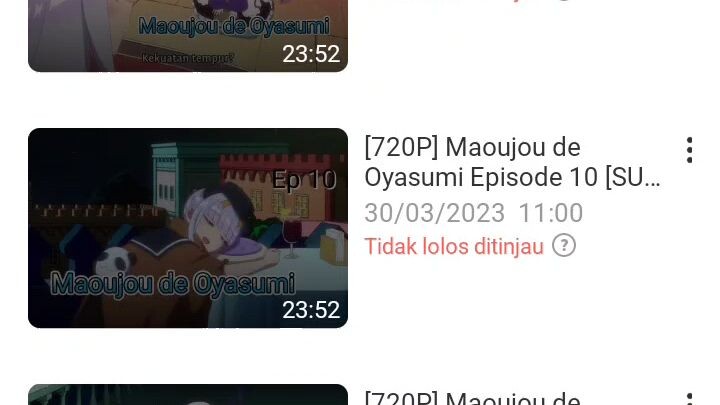 bagi yg nonton nya belum selesai 12 eps animenya maaf ya sudah di takedown 😢 semua 😭