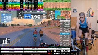 Zwift Cycling Workout 30.07.2025