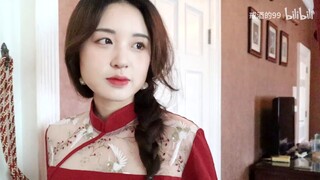 How sexy can a chubby figure look in a cheongsam?