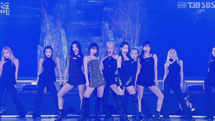 【4K 60fps】LE SSERAFIM – Intro + FEARLESS (221224 SBS Gayo Daejeon)