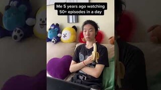 When you slowly become weak watching anime