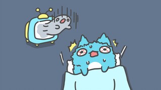 咖波告诉你不要一个人看鬼片