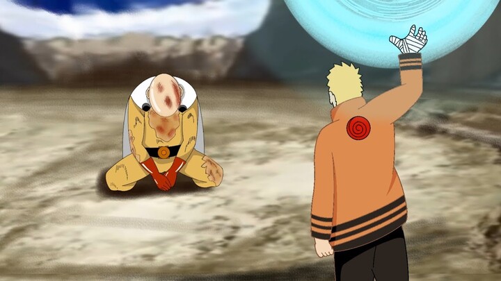 SAITAMA KALAH! MELAWAN NARUTO....