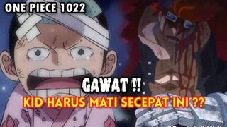 ONE PIECE 1022 !! KID HARUS MATI KARNA KEKUATAN INI ?? | SERANGAN TAK TERDUGA ( ONE PIECE )