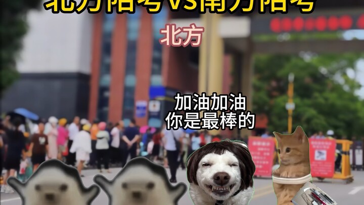 北方陪考VS南方陪考.
