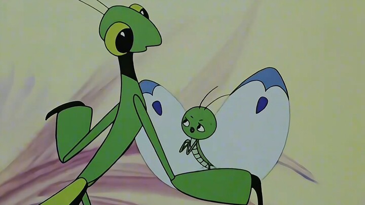 A pest disguises itself to sneak into the beneficial insects’ hospital; after being discovered, it “