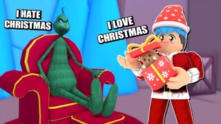 Escape Grinch Obby | ROBLOX | NAMIGAY AKO NG REGALO KASAMA SI BABY BEAR!