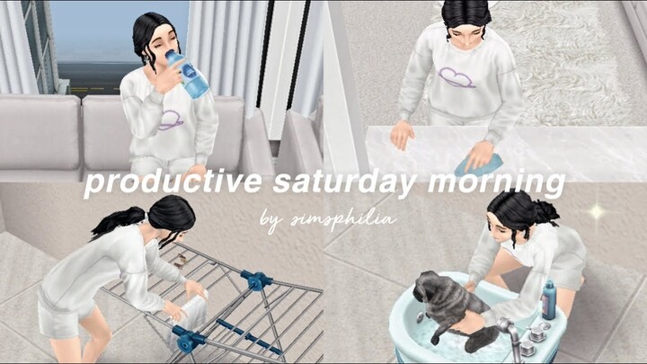 productive saturday morning | sims freeplay vlog