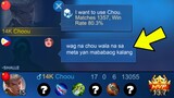 NO NERF CAN STOP CHOOU / TOP GLOBAL CHOU FREESTYLE GAMEPLAY !!!