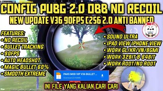 CONFIG SUNTIK PUBG TERBARU 2.0 CONFIG BRUTAL OBB NO RECOIL NO SHAKE CONFIG PUBG MOBILE 2.0 TERBARU