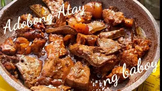 How to Cook Adobong Atay ng Baboy with Laman | Met's Kitchen