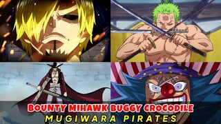 SPOILER CHAPTER 1058 - INILAH BOUNTY MIHAWK BUGGY CROCODILE DAN CREW LUFFY